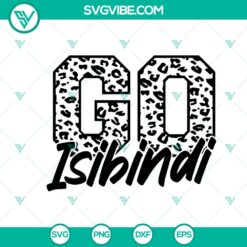Go Isibindi Leopard Mascot Shirt SVG Design - Instant Download
