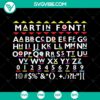 Martin African American Font SVG individual letters instant download for digital designs.
