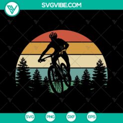 Funny Retro Mountain Bike SVG | Cycling Cyclist Biker Cut File - Instant Download