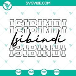 Isibindi Team Spirit SVG Cut File - High School Mascot Logo for Cricut & Silhouette - Instant Download