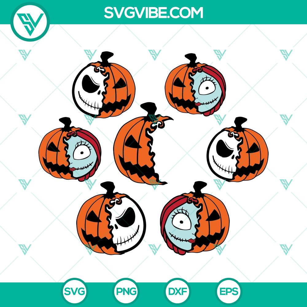 mockup-646285490.jpg Pumpkin Jack Sally Starbucks Cold Cup SVG with Halloween Venti Cup design, perfect for instant download.