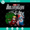 Bull Avenger Superhero SVG design featuring a Marvel Universe Bull Dog superhero protecting with a shield design.