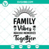 Funny family vibes SVG design for 2021 summer trip shirt, featuring a colorful and playful vacation theme. Instant download.