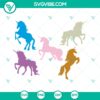 Unicorn Birthday Girl digital design set with cute graphics for instant download. Perfect for birthday celebrations.