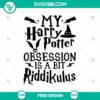Harry Potter Riddikulus SVG Cut File with fun wizard quote design, perfect for HP fans. Free download.