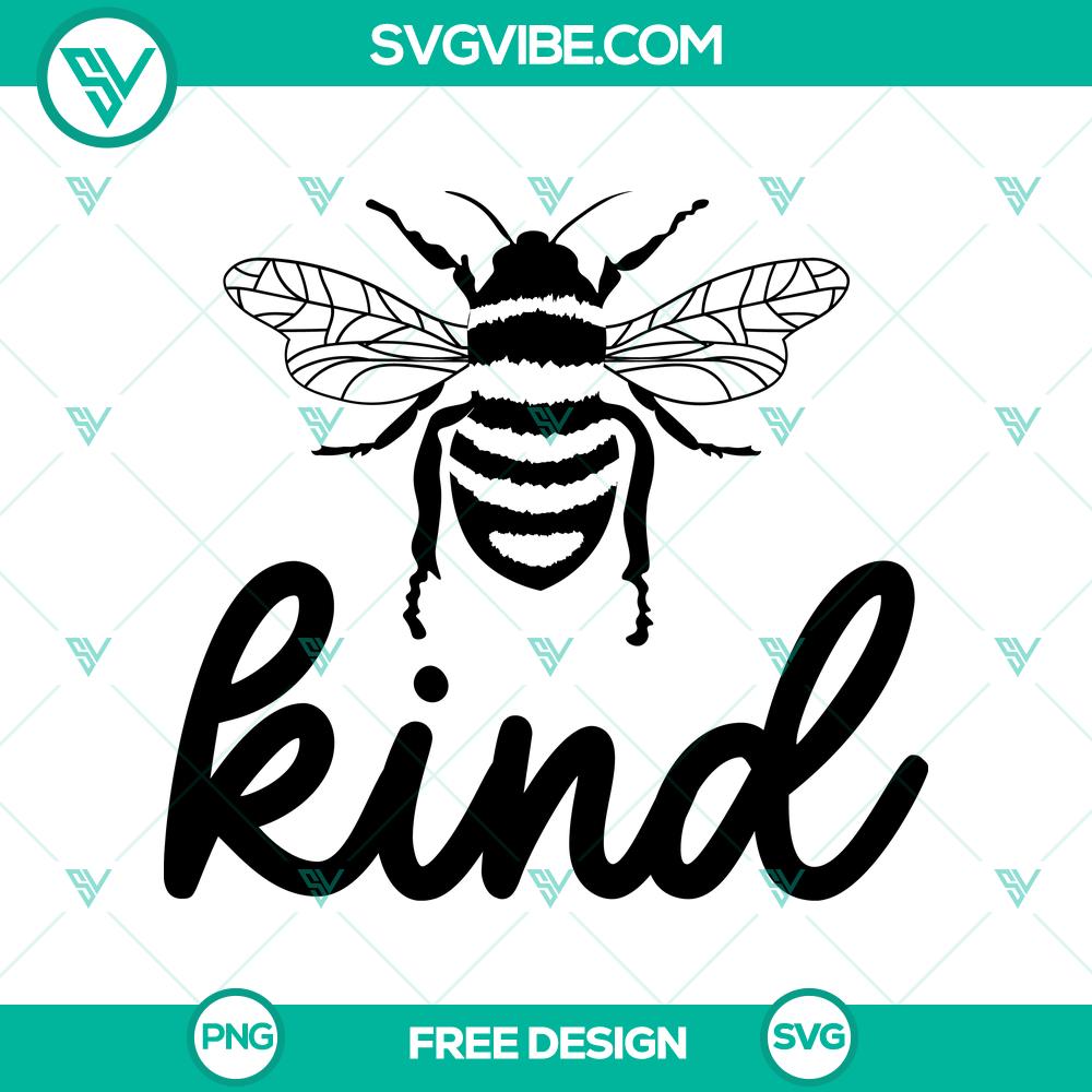 Bee Kind SVG Cut File – Free Inspirational Kindness Design Bee Kind SVG Cut File with inspirational kindness design, free download. Ideal for crafting projects promoting kindness and positivity.