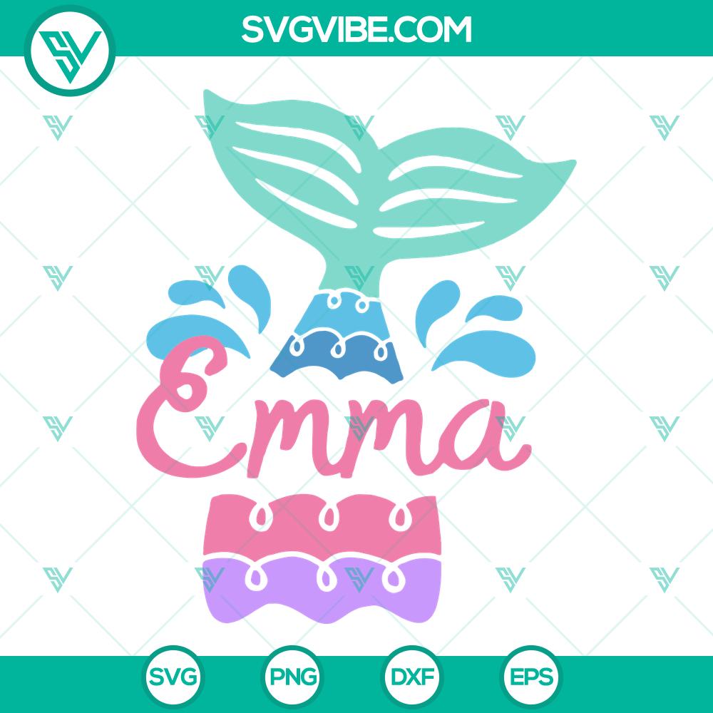 mockup-663297883.jpg Mermaid SVG summer cut files for girls vacation and birthday baby beach clipart, suitable for Cricut and Silhouette design projects.