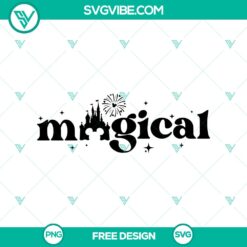 Free Mickey Mouse Disney Magical SVG Cut File, enchanting design for crafting projects.