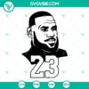 LeBron James NBA team vector clipart pack for Cricut - Lakers, Cavs, Miami Heat SVG files - Instant Download.