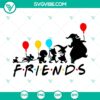 Disney Nightmare Before Christmas Friends Halloween SVG cut files - Instant download, featuring jack skellington, sally, and zero.