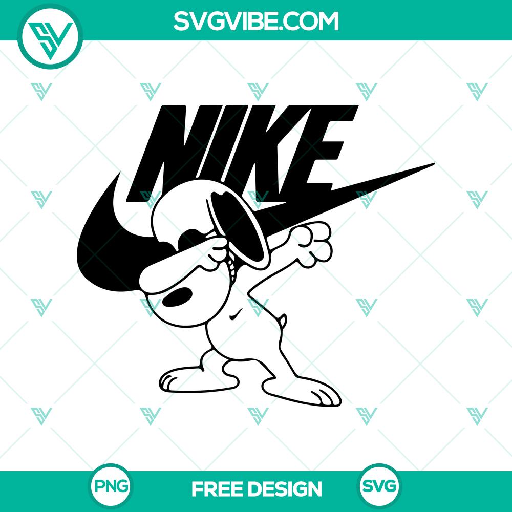 Snoopy Nike Logo SVG Cut File – Free Fun Cartoon-Sports Crossover Design Snoopy Nike logo SVG cut file - Free cartoon-sports crossover design featuring Snoopy wearing Nike gear.