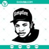 Compton SVG Cutting Files featuring a Rapper design for Cricut, Hip Hop & Rap design, perfect for crafting projects.