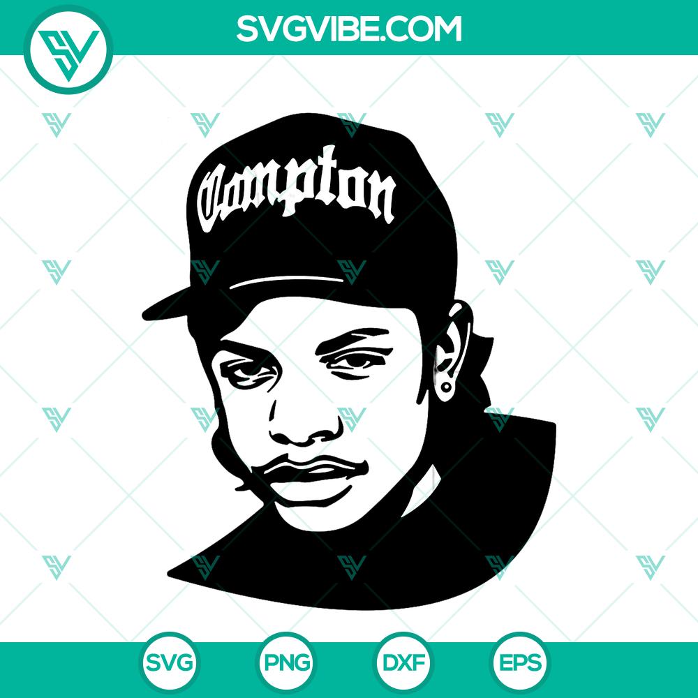 mockup-676915528.jpg Compton SVG Cutting Files featuring a Rapper design for Cricut, Hip Hop & Rap design, perfect for crafting projects.