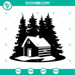 Rustic Log Cabin SVG Collection - Forest and Woods Clipart Bundle - Instant Download