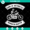 Son of Arthritis Ibuprofen Chapter digital cut files for bikers. SVG, DXF, PNG, EPS formats for crafts.
