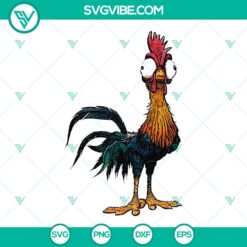 Moana Hei Hei SVG with Chicken Farm Bundle for instant download - vibrant and fun design.
