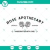 Rose Apothecary SVG Bundle inspired by Schitt's Creek with handcrafted design elements, perfect for digital crafting projects.