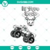 El Toro Loco monster truck SVG cut files for Silhouette & Cricut, ideal clipart for decals.