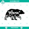 Mama Bear SVG Cut File for strong moms. Free design with bear silhouette and empowering text. Ideal for crafting projects.
