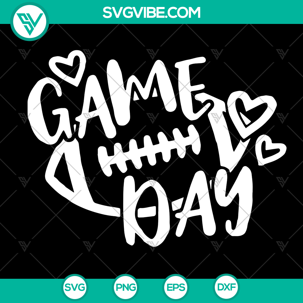 mockup-721890845.jpg Game Day Football and Cheer Mom Cut Files - Love Football SVG design for Cricut and Silhouette, perfect for sports moms.