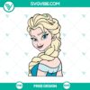 Elsa SVG cut file - Free Frozen Ice Queen design for digital projects.