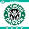 Jasmine Dragon Fine Teas SVG for Cricut - Avatar Last Airbender inspired design, ideal for crafting. Instant Download.