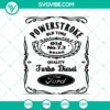 Ford Diesel 7.3 Turbo whiskey bottle design SVG, truck digital image and label files, perfect for car enthusiasts and DIY projects.