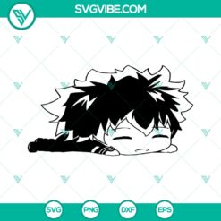 Izuku Boku No Hero Manga Anime SVG for Cricut &amp; Silhouette - Digital Layered Design