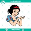 Princess Snow White SVG Cut File featuring a free classic fairytale design for crafting projects.