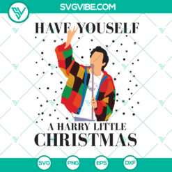 Have Yourself A Harry Little Christmas SVG - One Direction Xmas Decor