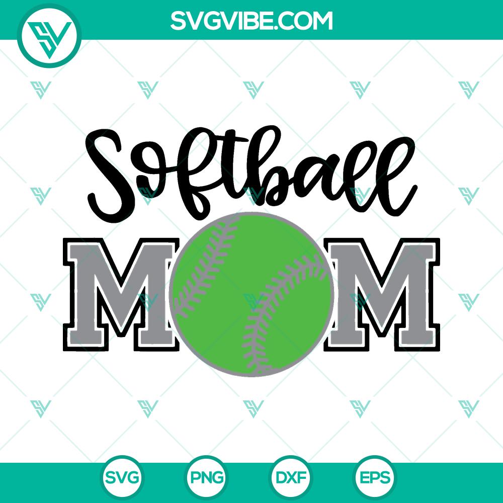 mockup-746928188.jpg Softball Mom SVG cut file and DXF design for instant download, ideal for craft projects. Great for creating personalized apparel and accessories.