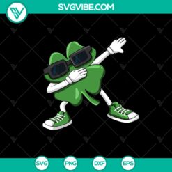 Funny Young Clovers Shamrock Dab Dance SVG | St. Patricks Day Cut Files