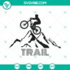 Mountain Bike SVG Bundle featuring cycling and mountain biking designs for instant download.