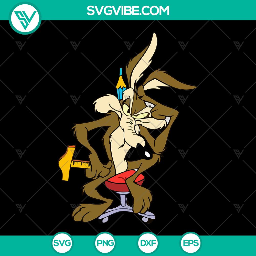 mockup-764580739.jpg Road Runner and Wile E. Coyote SVG cut files, featuring fictional characters in a vector print design. Ideal for crafts and digital projects.