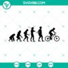 Mountain bike evolution design in SVG and PNG format for cycling enthusiasts, featuring a cool bicycle MTB design.