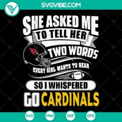 Arizona Cardinals Football SVG - Super Bowl NFL Team Design