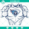 Tennessee Titans Superman SVG for NFL team logo, featuring sporty graphics perfect for fans.