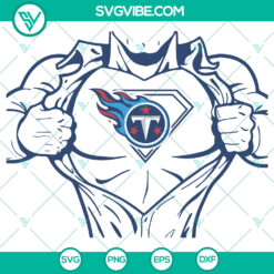 Tennessee Titans Superman SVG - NFL Team Logo &amp; Sport Graphics