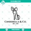 Free Cinderella and Co SVG Cut File featuring fairytale character design for crafts, DIY projects, and digital embellishments.