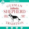 German Shepherd SVG design showcasing intelligence traditions, authentic superior dog artwork from 1899. Instant Download.