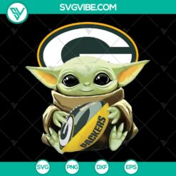 Green Bay Packers Shirt with Logo PNG Bundle - NFL Football &amp; Baby Yoda Design