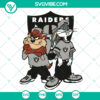 Looney Tunes Hip Hop Las Vegas Raiders SVG logo design for NFL Football Team - Perfect for gifts and merchandise.
