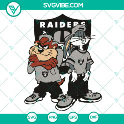 Looney Tunes Hip Hop Las Vegas Raiders SVG - NFL Football Team Logo &amp; Gifts