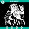 Hail Santa Christmas SVG Bundle with Christmas Tree, Santa Claus, Xmas, Winter Lights - Instant Download for Happy Christmas designs.