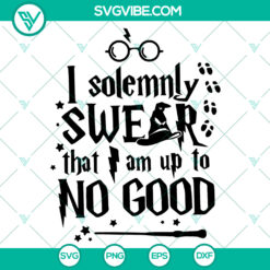 "I Solemnly Swear Gryffindor Magic Wand Lightning Bolt SVG - Instant Download"
