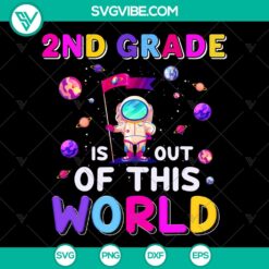 1st Grade Back to School Astronaut Kids Galaxy Universe SVG Cut Files