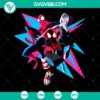 Spider Man SVG design inspired by Into The Spider-Verse movie, minimalist style, available as instant download.