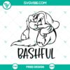 Bashful dwarf character SVG cut file for crafts. Free download. Cute design for projects.