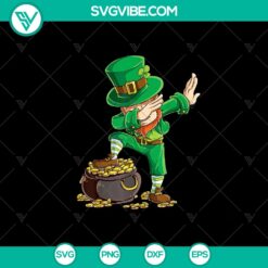 St. Patrick's Day Dabbing Leprechaun SVG Bundle - Instant Download
