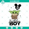 Yoda 3rd Birthday SVG with Baby Yoda Cut Files perfect for instant download. Ideal for Star Wars fans.